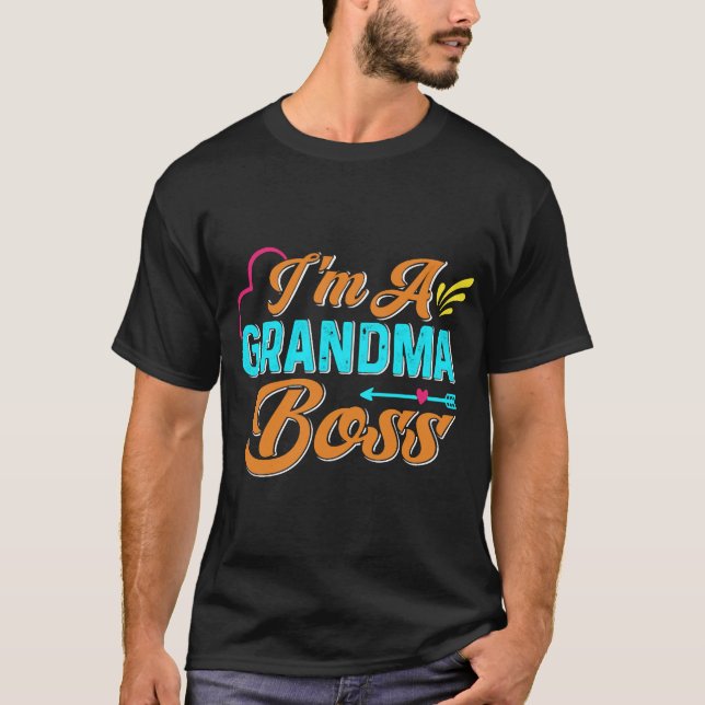 Camiseta Abuela Jefe Abuela Abuela (Anverso)