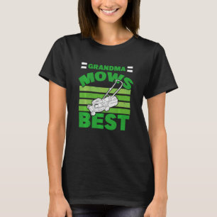 Camiseta Abuela: la mejor jardinera, la abuela Lawnmower L
