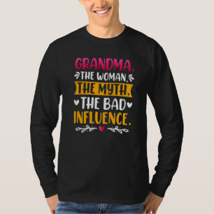 Camiseta Abuela La Mujer El Mito La Mala Influencia Ropa