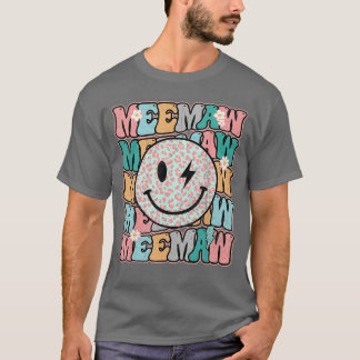 Camiseta Abuela Leopardo Sonriente Cara Groovy Vida Maripos