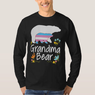 Camiseta Abuela Lgbt Oso Transgénero Rainbow Lgbt Gay Les