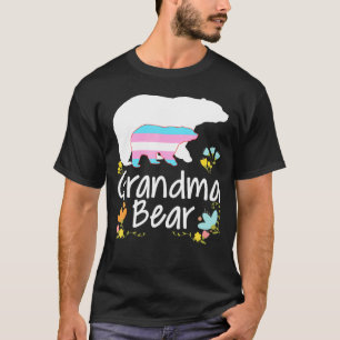 Camiseta Abuela Lgbt Oso Transgénero Rainbow Lgbt Gay Les