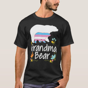 Camiseta Abuela Lgbt Oso Transgénero Rainbow Lgbt Gay Les