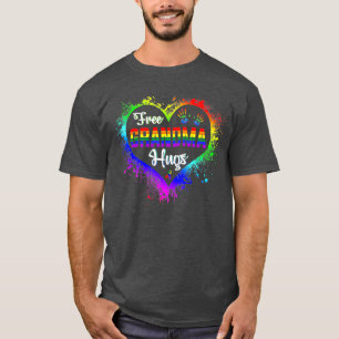 Camiseta Abuela libre abraza el orgullo gay arcoiris del co