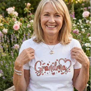 Camiseta Abuela linda, caprichosa y cálida