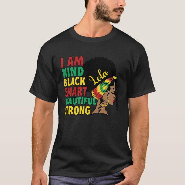 Camiseta Abuela Lola Negra Abuela Afroamericana Lola Grand (Anverso)