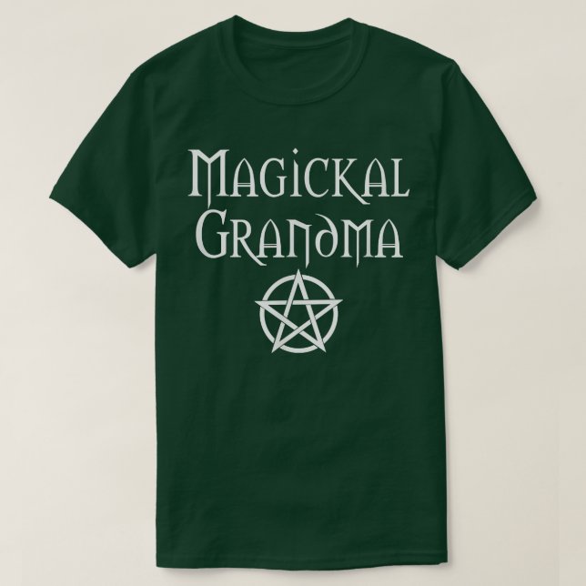 Camiseta Abuela Magickal Cheeky Wiccan Madres Pagan (Diseño del anverso)