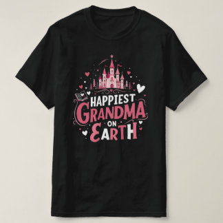 Camiseta Abuela más feliz, mejor abuela en la Tierra