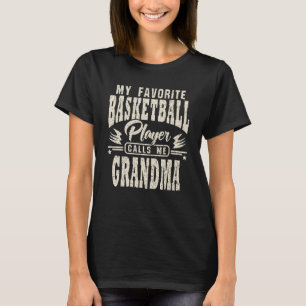Camiseta Abuela, mi jugador favorito de baloncesto me llama