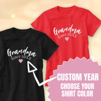 Abuela moderna desde el año Personalizado Nueva Ab