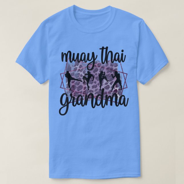 Camiseta Abuela Muay Tailandesa De Una Abuela Muay Thai Com (Diseño del anverso)