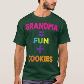 Camiseta Abuela mujer igual de divertida y divertida chica 