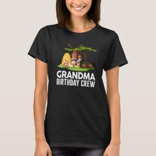 Camiseta Abuela Nacimiento Cristal Granja Animal Fiesta de