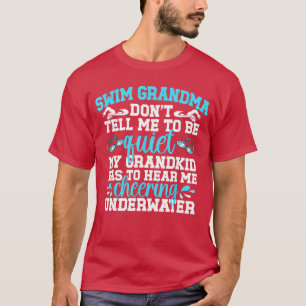 Camiseta Abuela nadadora divertida abuela de un nadador G