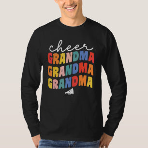 Camiseta Abuela Nana de porristas linda para mujeres Abuela