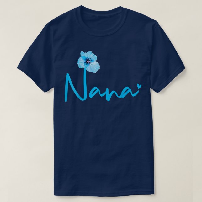 Camiseta Abuela nana para el Día de la Madre  (Diseño del anverso)