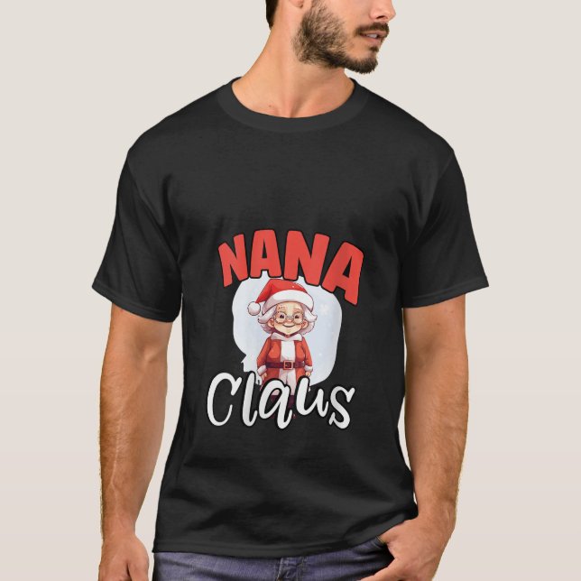 Camiseta Abuela Navidad Feliz Navidad Nana Abuela (Anverso)