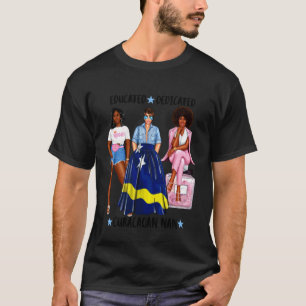 Camiseta Abuela negra curazoleña nan afro fuerte mujer