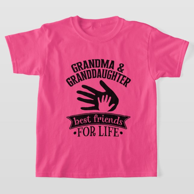 Camiseta Abuela Nieta mejores amigas  (Distribución)