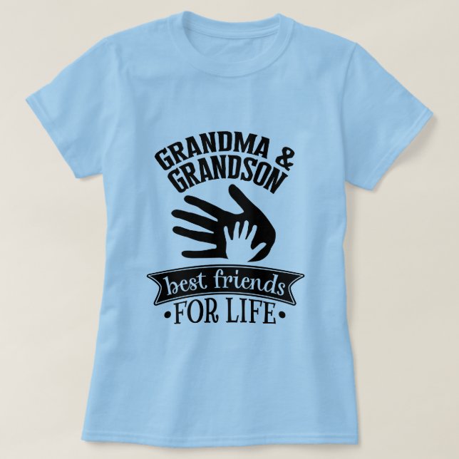 Camiseta Abuela Nieto mejores amigos  (Diseño del anverso)