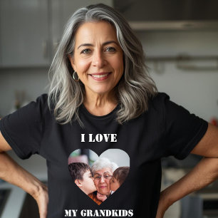 Camiseta Abuela Nietos Personalizado Foto Personalizada
