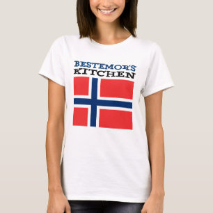 Camiseta Abuela noruega de cocina de Bestemor