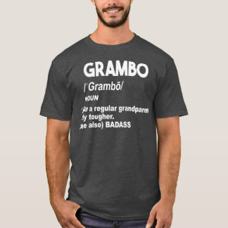 Camiseta Abuela o abuelo de grambo Dura Badass no se desmay