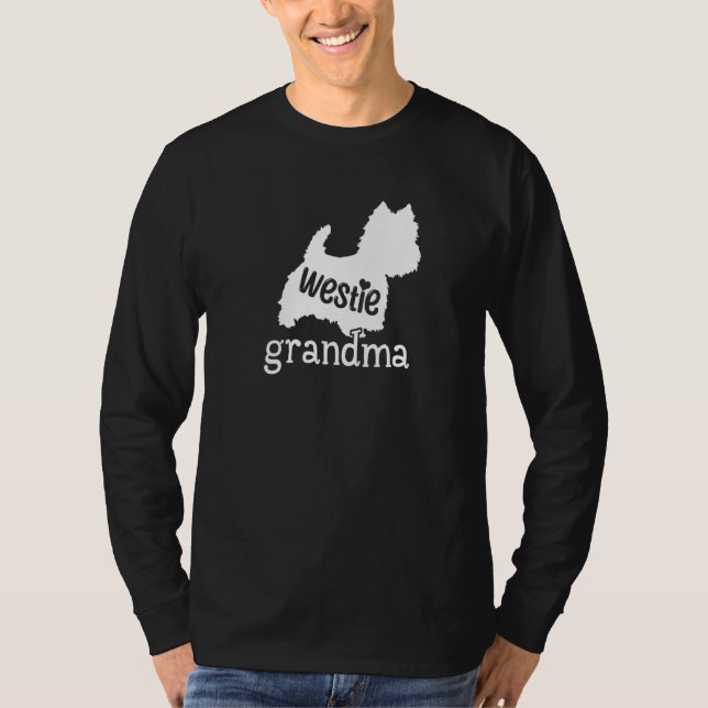 Camiseta Abuela occidental Perro de los Territorios Blancos (Anverso)
