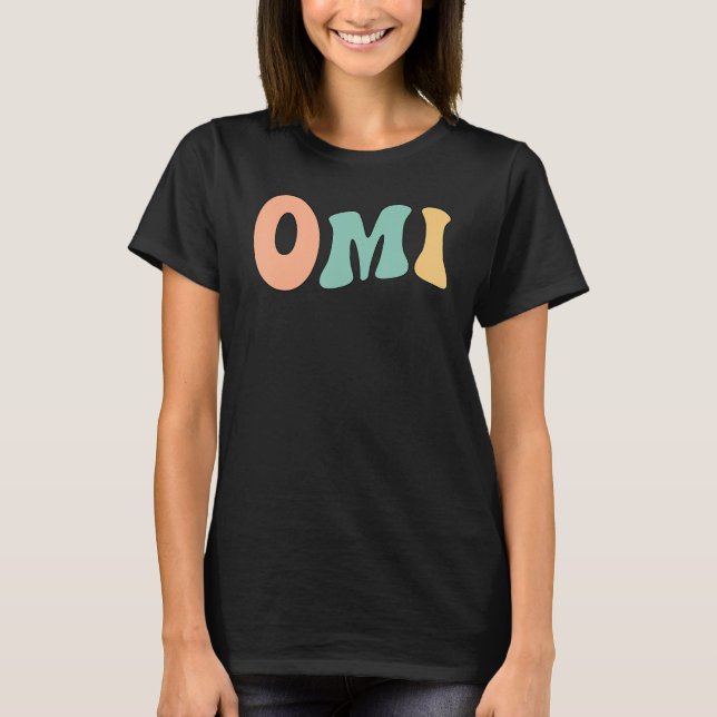 Camiseta Abuela Omi Flores Apreciación De La Abuela Omi 1 (Anverso)