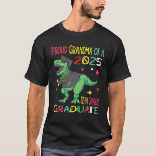 Camiseta Abuela Orgullosa Clase De Graduado De 12º Grado De