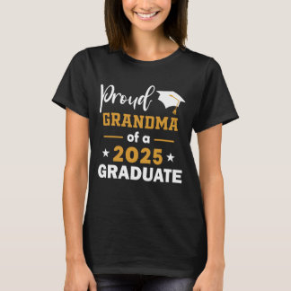 Camiseta Abuela Orgullosa De 2025 Graduada De 2025