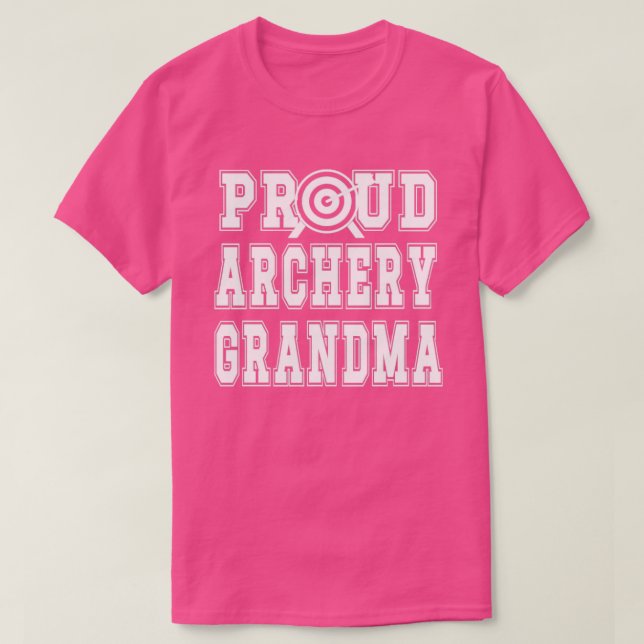 Camiseta Abuela Orgullosa De Arco De Una Abuela Arquera 1 (Diseño del anverso)