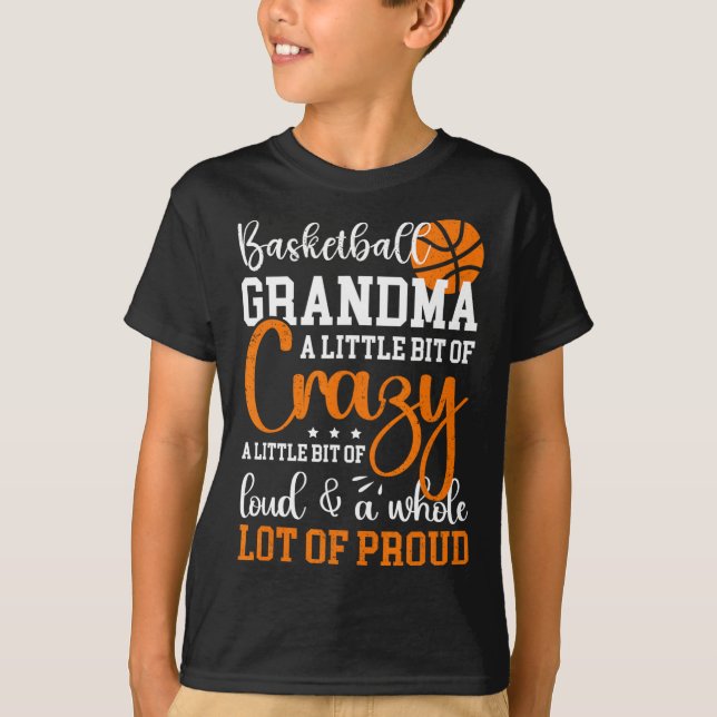 Camiseta Abuela Orgullosa De Baloncesto Abuela Orgullosa De (Anverso)