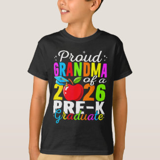 Camiseta Abuela orgullosa de la graduada de prekín de 2026 