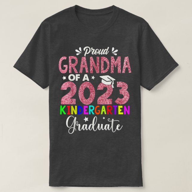 Camiseta Abuela Orgullosa De La Madre Graduada De La Escuel (Diseño del anverso)