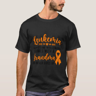 Camiseta Abuela Orgullosa De Leucemia De Gran Guerrero De L