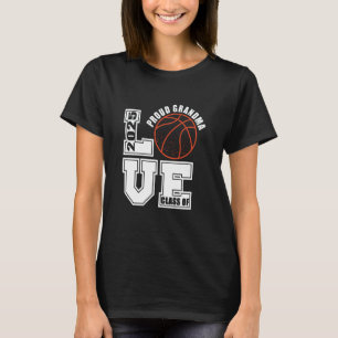Camiseta Abuela orgullosa de Senior 2025 Clase de 2025 Balo