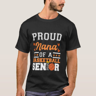 Camiseta Abuela Orgullosa De Un Graduado De Baloncesto De S