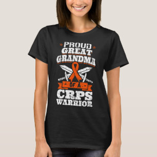 Camiseta Abuela Orgullosa De Un Guerrero Crps Conciencia De