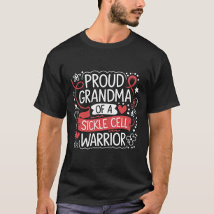Camiseta Abuela Orgullosa De Un Guerrero De Células Frías