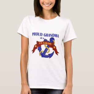 Camiseta Abuela orgullosa de un marinero estadounidense