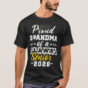 Camiseta Abuela Orgullosa De Un Senior De Fútbol 2026 Gradu