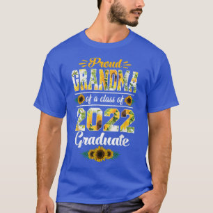 Camiseta Abuela Orgullosa De Una Clase De 2022 Graduada Sun