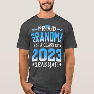 Camiseta Abuela orgullosa de una clase de 2023 Graduada Sen