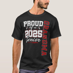 Camiseta Abuela orgullosa de una clase de 2025 graduada sen