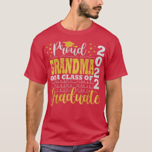Camiseta Abuela orgullosa de una clase de camisas graduadas