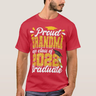 Camiseta Abuela Orgullosa De Una Clase De Graduada 2022