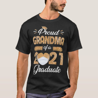 Camiseta Abuela Orgullosa De Una Clase De Graduado De Másca