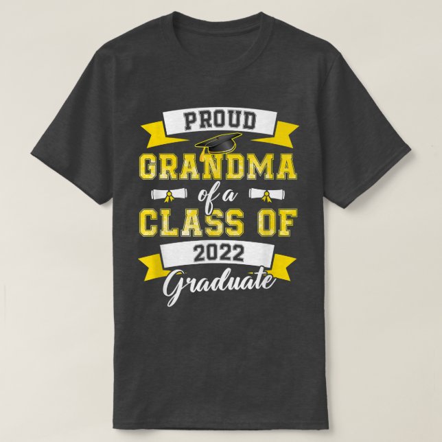 Camiseta Abuela Orgullosa De Una Clase De La Escuela De Pos (Diseño del anverso)