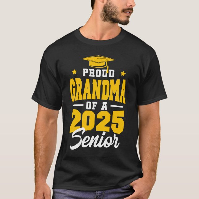 Camiseta Abuela Orgullosa De Una Clase Superior De 2025 Sen (Anverso)